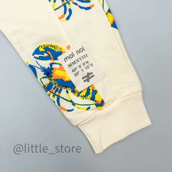 Комплект хлопковый Moi Noi, Лобстеры на бежевом