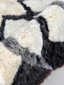 Ковер шкура натуральная овчина меховой