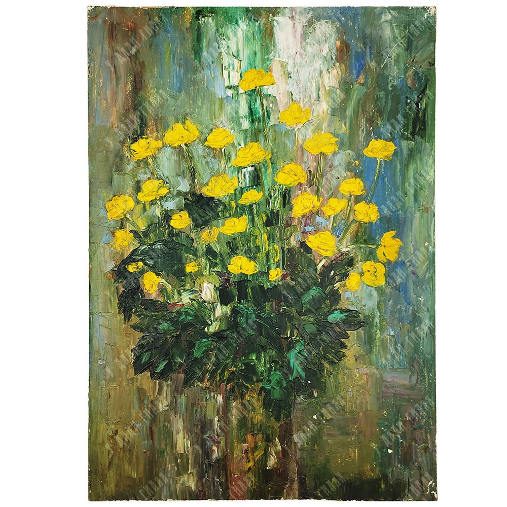 Беляев Д.Ю. Букет сирени. 2023 г. Холст, масло. Размер 100 х 80 см