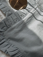 Сет хлопковых салфеток голубой 33х33 см.