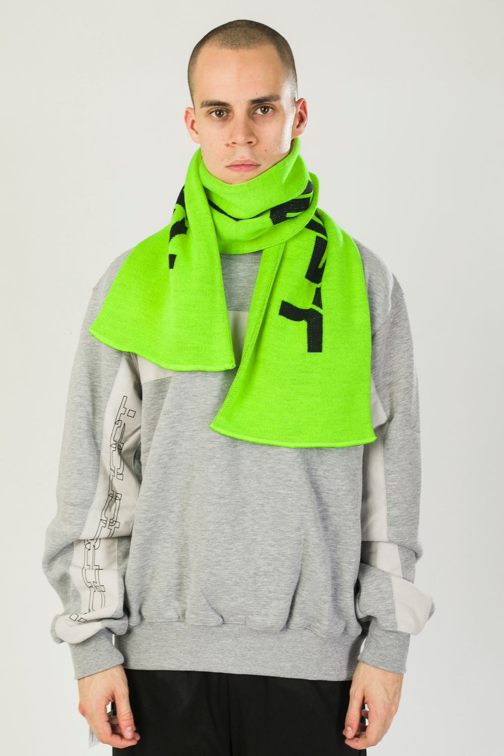 Шарф Cyrillic Флюр Лимон