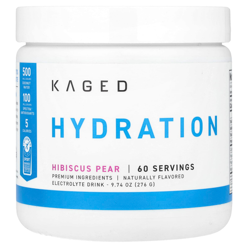 Kaged, Hydration, гибискус и груша, 276 г (9,74 унции)
