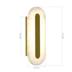 SL6139.201.01 Светильник настенный ST-Luce золотистый/белый LED 1*6W 3000K GEOM