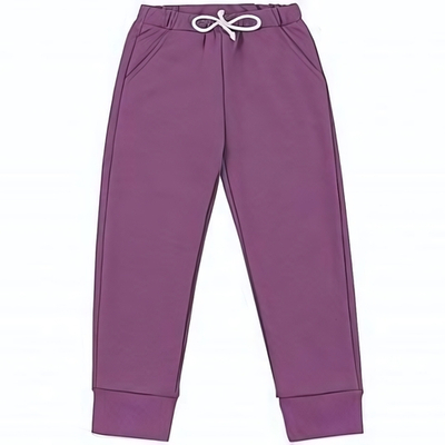 Штаны для девочек футер 3х нитка петля 1510330108 р.104-110 (Юлла)