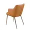 Стул 4162 из коричневой экокожи
