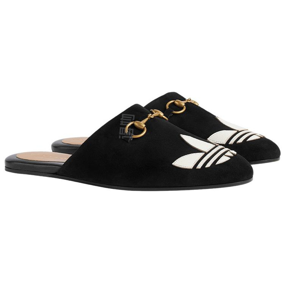 Кроссовки Adidas Originals X Gucci Trefoil Slipper (Женская размерная сетка)