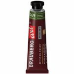 Краска масляная художественная BRAUBERG ART PREMIERE, 46 мл, проф. серия, ОЛИВКОВАЯ, 191436