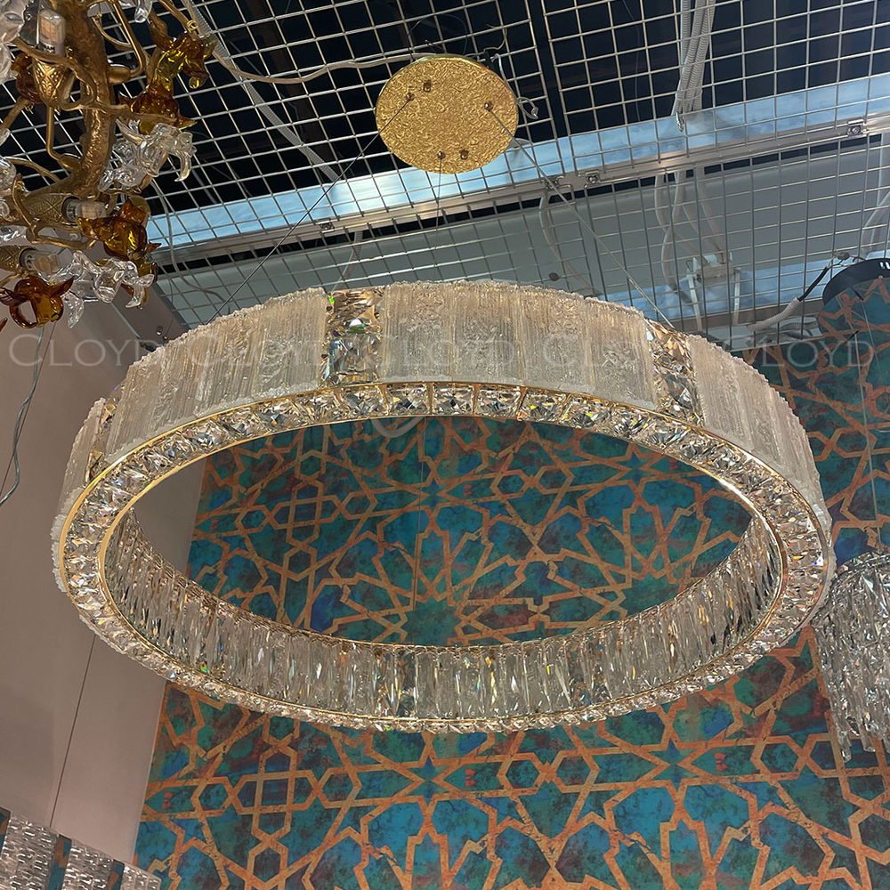 Люстра Cloyd RADIANTA C1 / Ø80 см - золото (арт.11232)