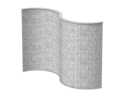 Перегородка S-образная 199х46х180