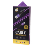 Кабель USB - TypeC Spring 2 (черный) 1.5м