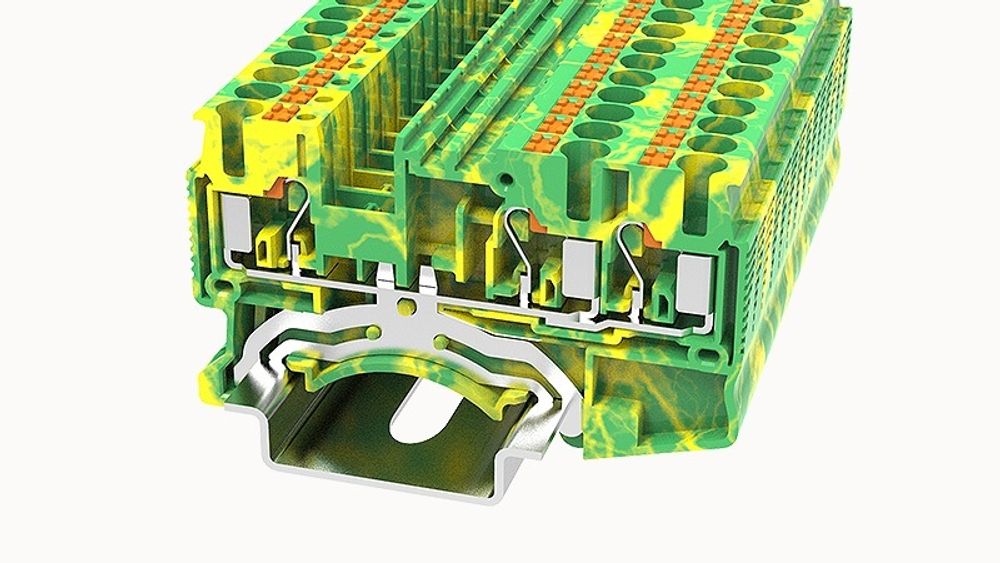 DS2.5-TW-PE-01P-1C-00A(H), Клемма на дин-рейку