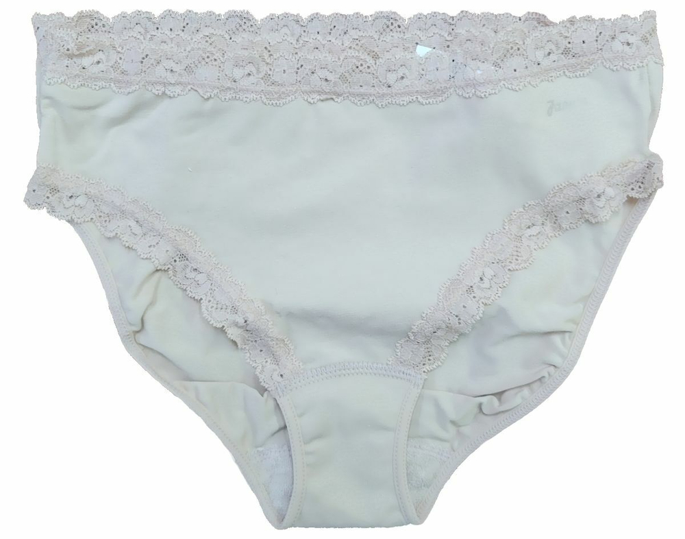 Набор из 2 трусиков-миди Fresh Cotton Lace (Размер: L) (Цвет: телесный)