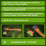 Топор с радиусным лезвием 1000 г 2249 БЦМ