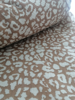 Муслин (2х-слойный), цвет- Пятна, кофе, 1,4м