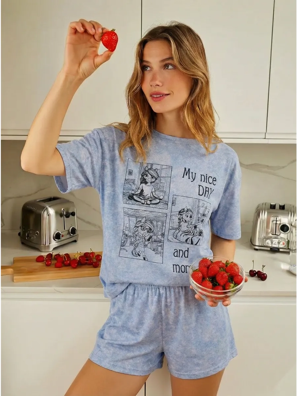Пижама женская с шортами