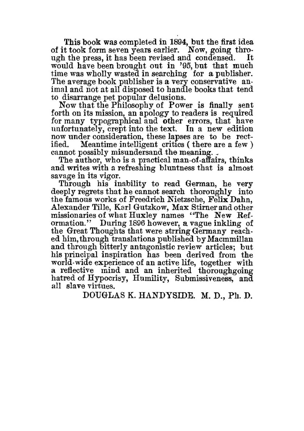 The survival of the fittest, or the Philosophy of power | Ragnar Redbeard