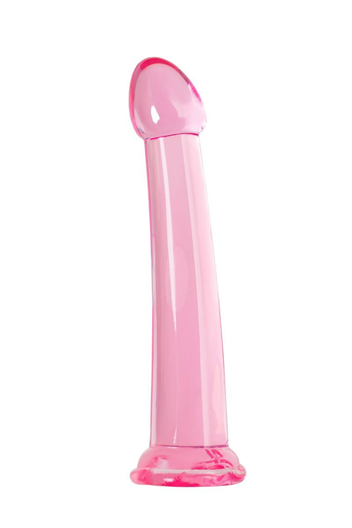 Toyfa Basic Jelly Dildo XL 22 см – розовый нереалистичный фаллоимитатор на присоске, гибкий TPE, диаметр 4 см