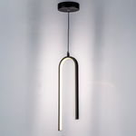 749017 Подвес SATURNO LED 8W 640LM ЧЕРНЫЙ 3000K