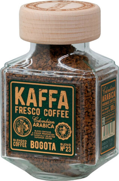 Кофе растворимый Kaffa Fresco Bogota банка 100 г