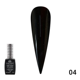 Топ с глиттером Galaxy Top Coat 04, 12 мл