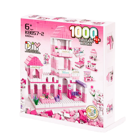 Конструктор «Замок» 6 в 1 , 1000 деталей