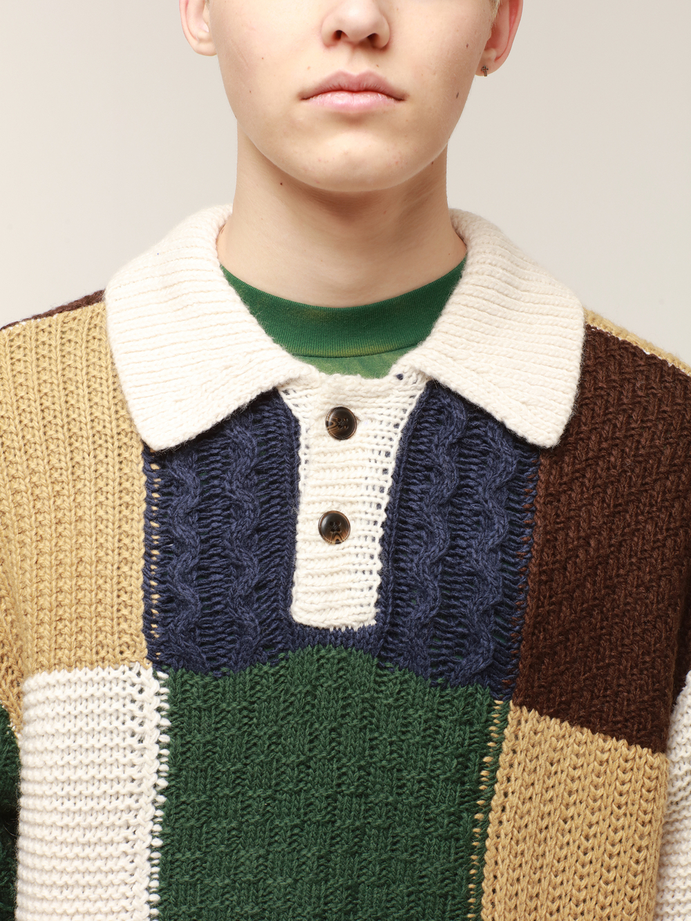 Мужской Свитер Oliver Patchwork