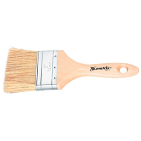 Кисть плоская Matrix Евро 3 дюйма 75 мм натуральная щетина деревянная ручка (83056)