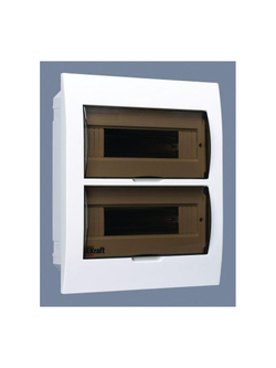 Корпус встраиваемый ЩРВ-П-24 35х30х10 24мод. IP41 пластик. DEKraft 31006DEK