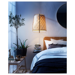 IKEA KNIXHULT  (ИКЕА КНИКСХУЛТ)  -  Подвесной светильник, бамбук/ручная работа, 40 см