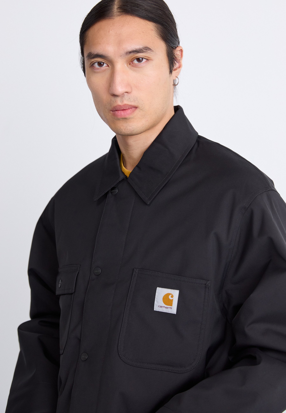 Carhartt WIP LEROY - Короткое пальто - Чёрный
