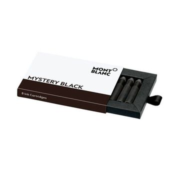 Черные картриджи Montblanc Mystery Black 8 штук (128197)