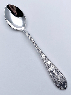 Ложка из серебра /Частичное чернение/Ангел-Хранитель