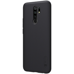 Тонкий чехол от Nillkin для Xiaomi Redmi 9, Redmi 9 Prime и Poco M2, серия Super Frosted Shield, черный цвет