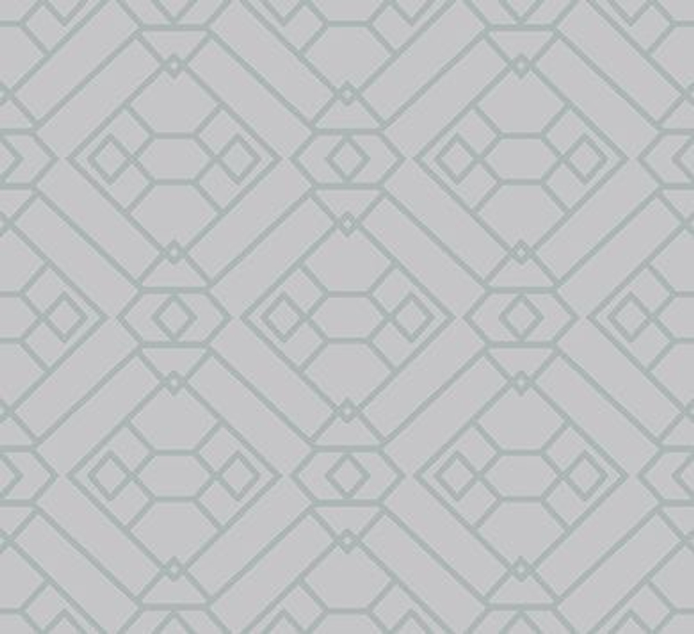 обои с нежно-зеленой геометрией 66540
