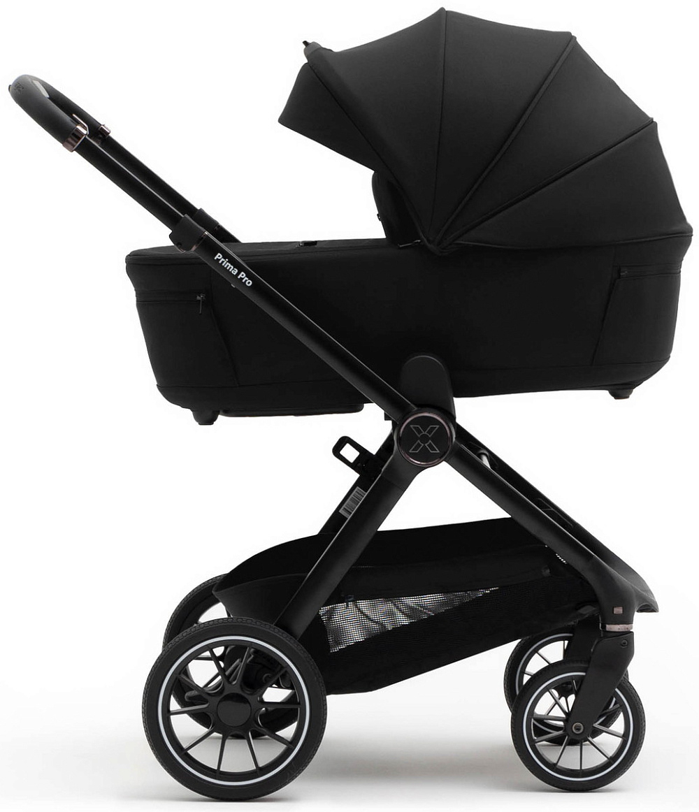 Коляска Agex Prima Pro 3 в 1 с автокреслом i-Safe S Black APP626 Black (Черный)