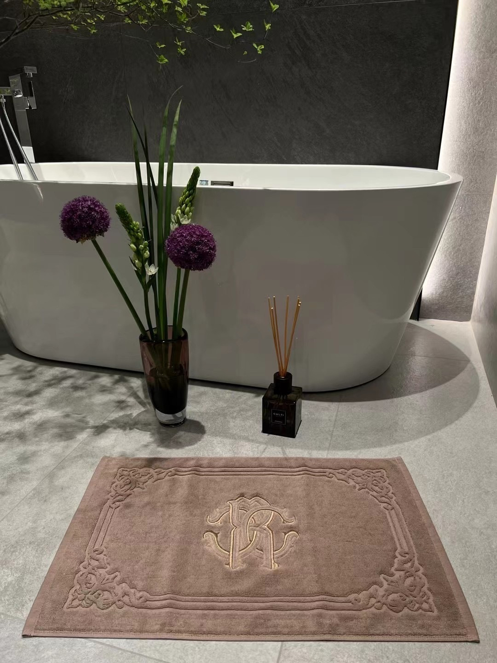 Коврик для ванной Roberto Cavalli 50x80 коричневый