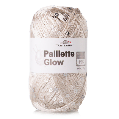 Добавочная нить п/э с пайетками, 25 гр, 140 м, камень