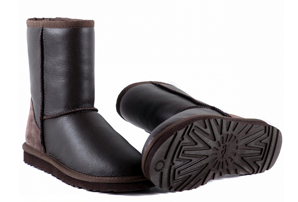 Ugg Classic Short Metallic Chocolate