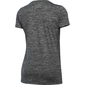Женская теннисная футболка Under Armour Women's UA Tech Twist T-Shirt - серый