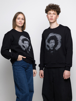 Свитшот с принтом JH чёрный