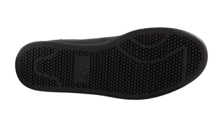 Мужские кроссовки EA7 Unisex Leather Sneaker - triple black