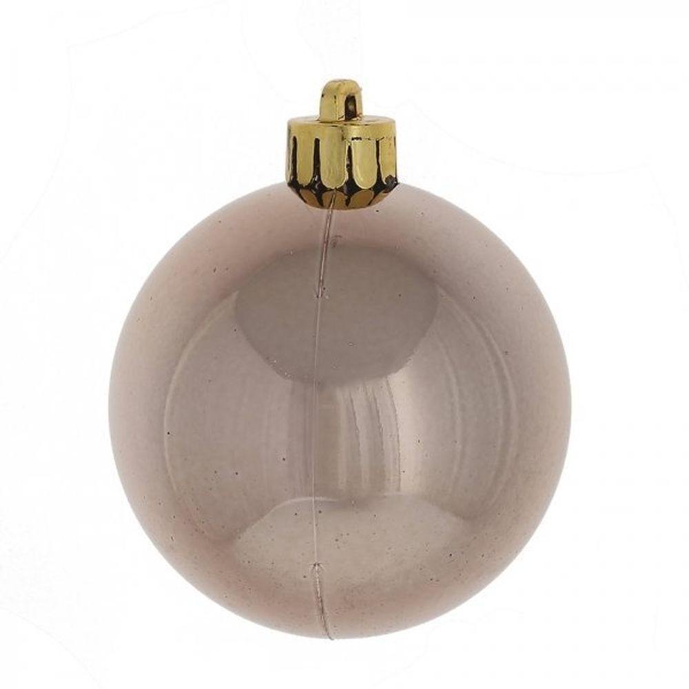 GAEM Набор из 40шт, Украшение новогоднее Шар "Молочный шоколад", D3/4/5/6 см, L14 W14 H26 см