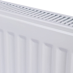 Радиатор панельный профильный ROMMER Ventil тип 11 - 300x1000 мм (подключение нижнее, цвет белый)