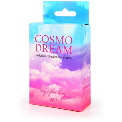 Анальная втулка Cosmo Dream розовый 5,5 см