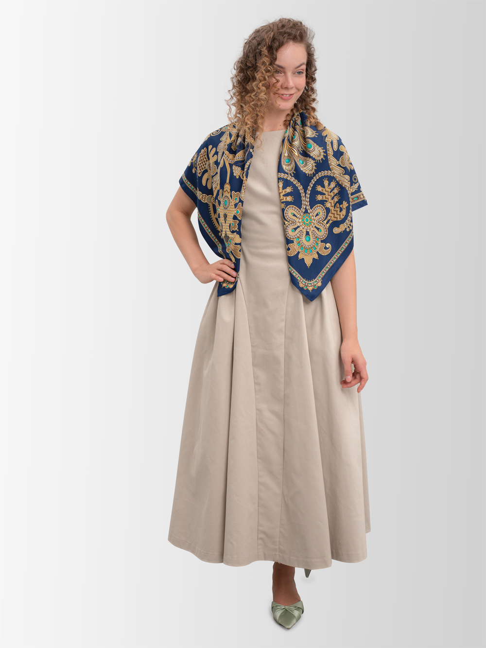 Платок «Русское золотное шитьё»