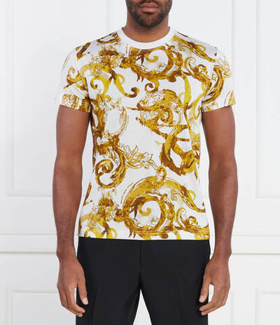 Футболка Versace Jeans Couture - белый(76GAH6S0JS287)