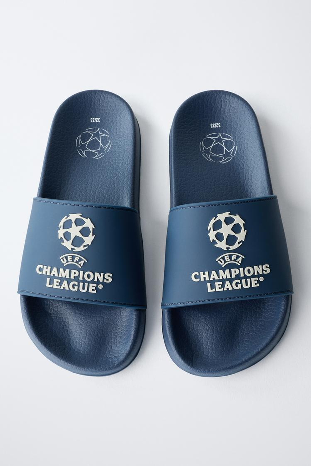 ZARA ШЛЕПАНЦЫ UEFA CHAMPIONS LEAGUE ®, СИНИЙ