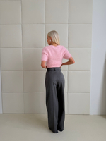 Брюки Office серый меланж