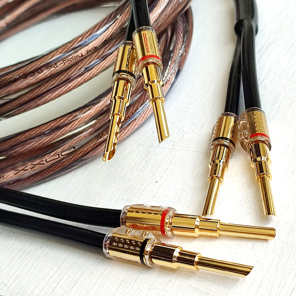 DAXX S182g Акустический кабель 12AWG (3.3мм.кв) из монокристаллической меди -готовая пара-