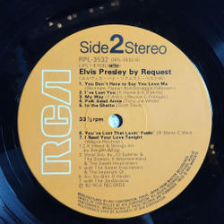 Винтажная виниловая пластинка LP Elvis Presley By Request (Japan 1982) (Obi)